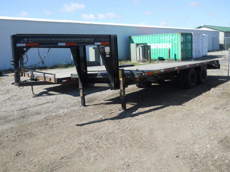 24' Gooseneck trailer MRL Crane Service & Equipment Rental
